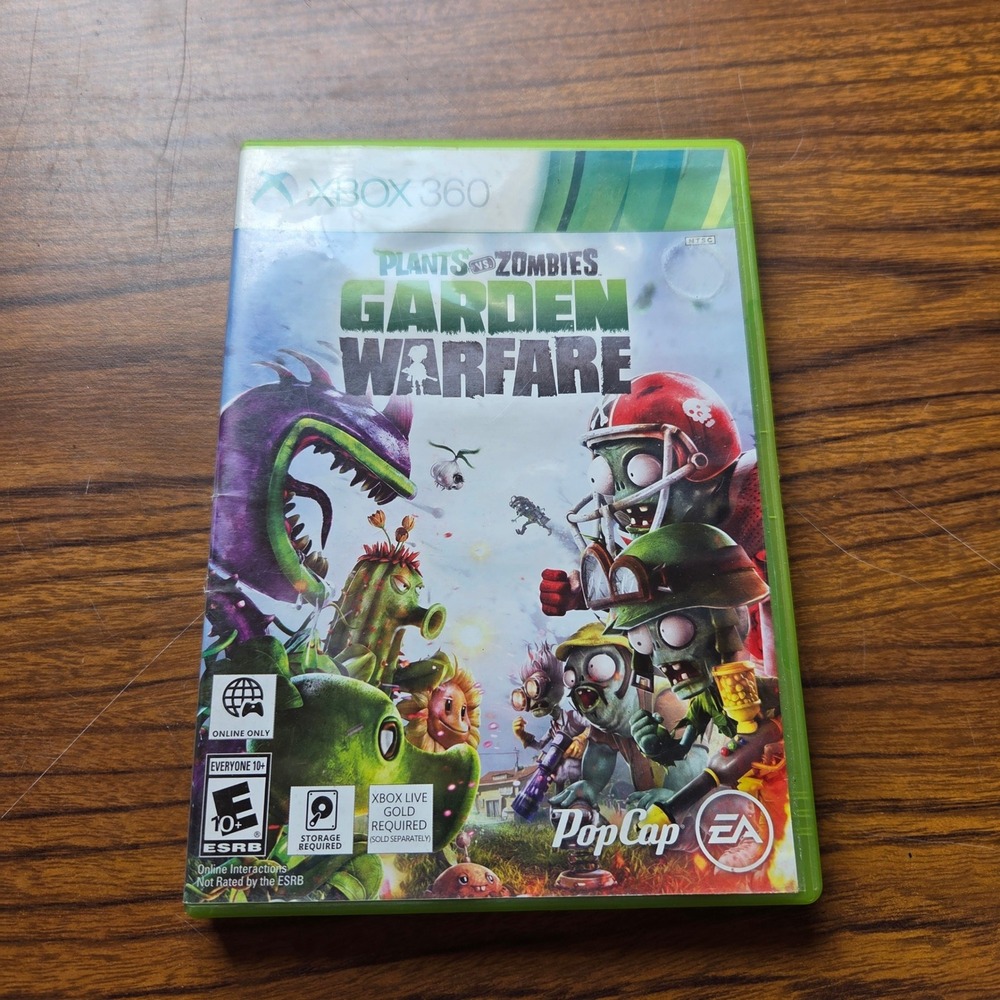 Plants vs Zombies Garden Warfare Xbox 360 EA PopCap Shooter Video Game